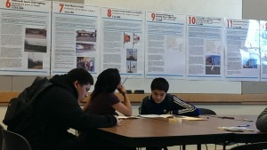 Youth Council members voting for PB22 community projects